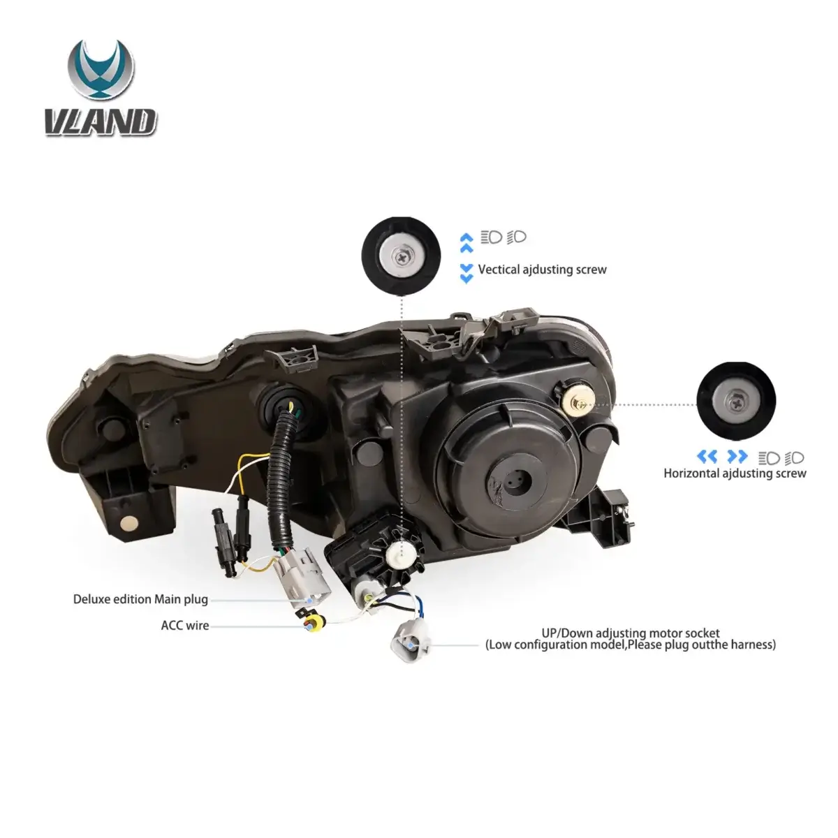 Vland Headlights For 2012–2020 Toyota 86GT86, Subaru Brz, Scion Frs YAA-FT86-0297A (3)