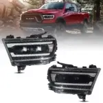 Vland Headlights For 19-24 Dodge Ram 1500 YAX-RM-6001B (1)