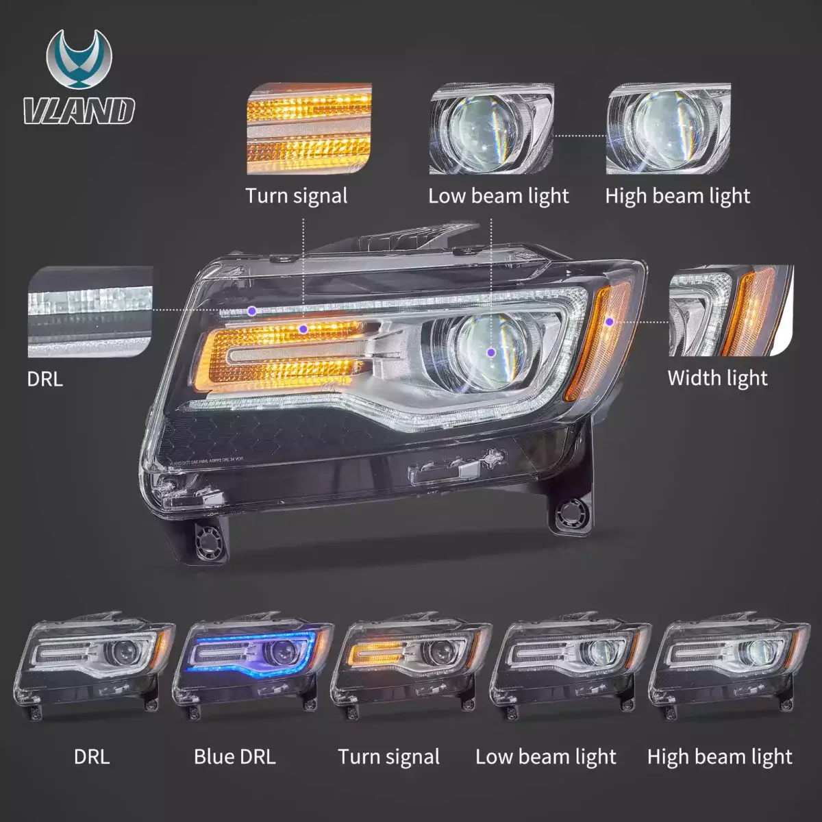 Aftermarket D3S Headlight Ballast Module For Jeep Grand Cherokee WK2 (2013+) - 89089352