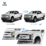 Vland Headlights For 17-19 Ford F250 350 450 F550 Super Duty YAA-F250-2055A-2B31A (5)