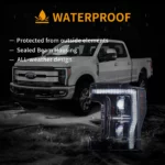 Vland Headlights For 17-19 Ford F250 350 450 F550 Super Duty YAA-F250-2055A-2B31A (7)