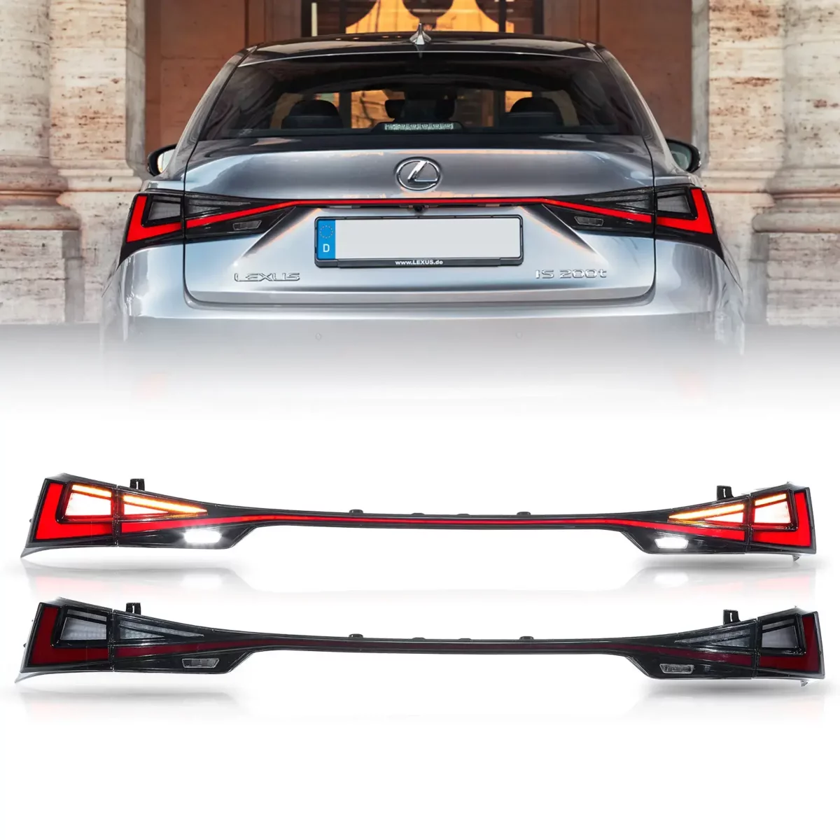 Vland Tail Lights For 14-20 Lexus IS 250 350 200t 300h F Sport YAB-IS-0538 (2)
