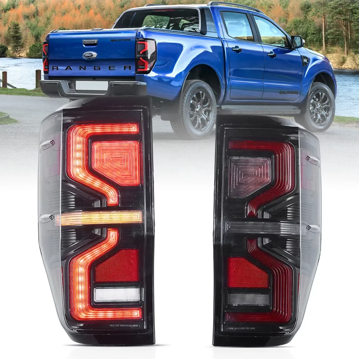 Vland Tail Lights For 12-22 Ford Ranger (Not Fit For US Models) YAB-RG-0283B (1)