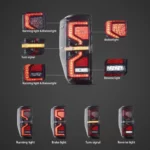 Vland Tail Lights For 12-22 Ford Ranger (Not Fit For US Models) YAB-RG-0283B (3)