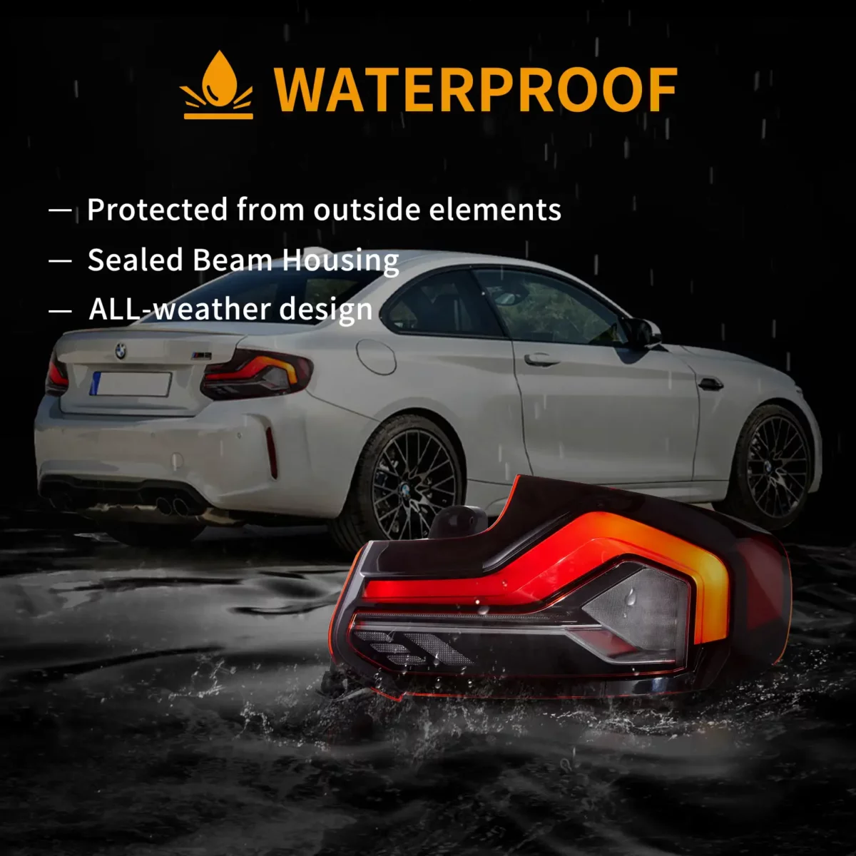 Vland Headlights For 14-21 BMW 2 Series (F22 F23) M2 (F87) YAB-BW2-0552A-RC1YC (6)