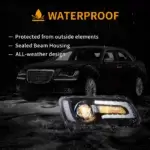 Vland Headlights For 2011-2023 Chrysler 300C YAA-KLS-2077-2B41A (5)