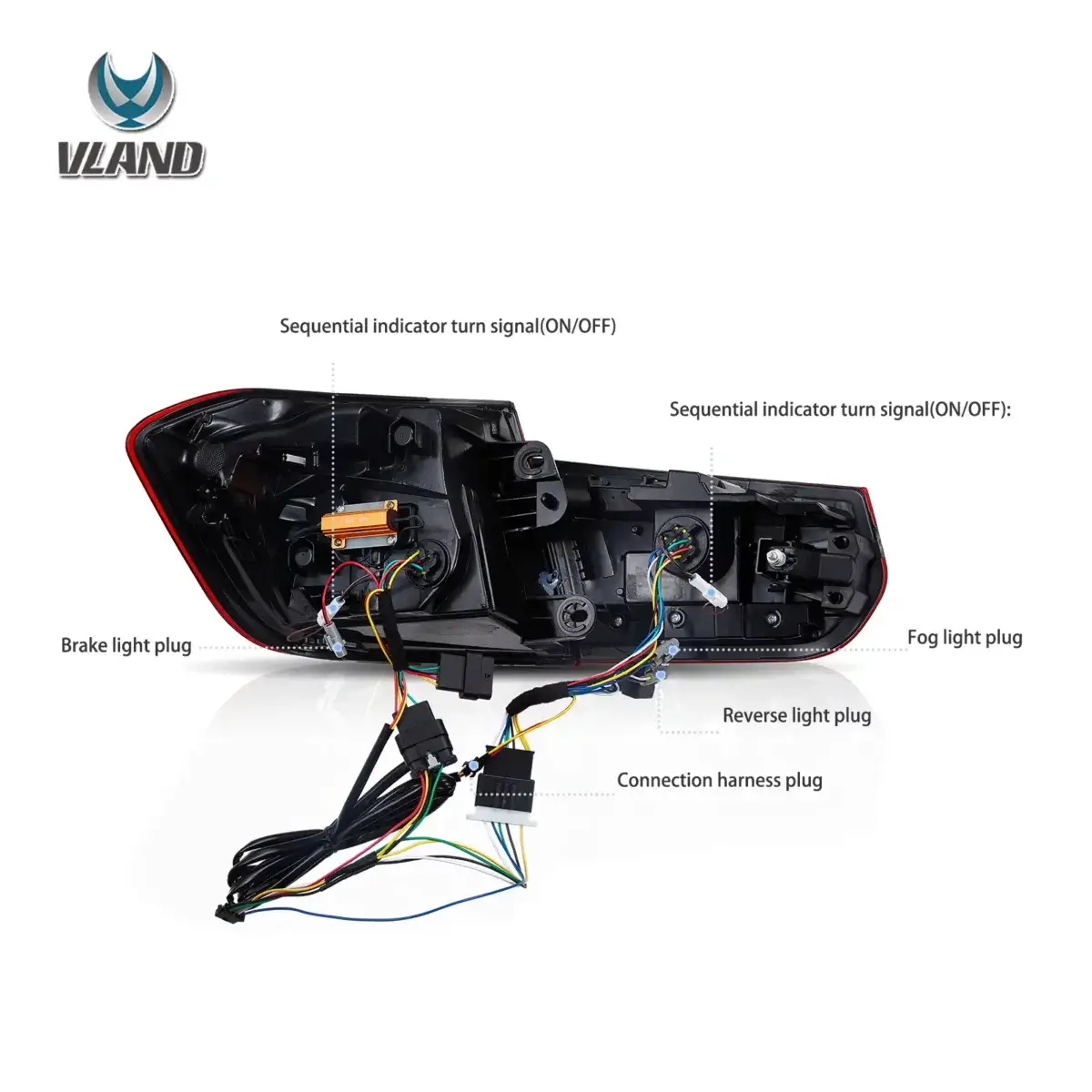 12-19 BMW 3 Series F30 F80 Vland Laser Tail Lights CSL Style YAB-BW3-0293B (4)