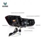 12-19 BMW 3 Series F30 F80 Vland Laser Tail Lights CSL Style YAB-BW3-0293B (4)