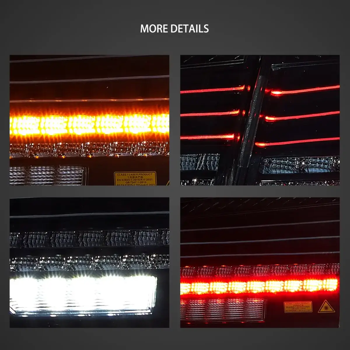 12-19 BMW 3 Series F30 F80 Vland Laser Tail Lights CSL Style YAB-BW3-0293B (6)
