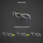 11-15 VW Passat Vland Dual Beam Projector Aftermarket Headlights YHA-B7-8134-2B31A (2)