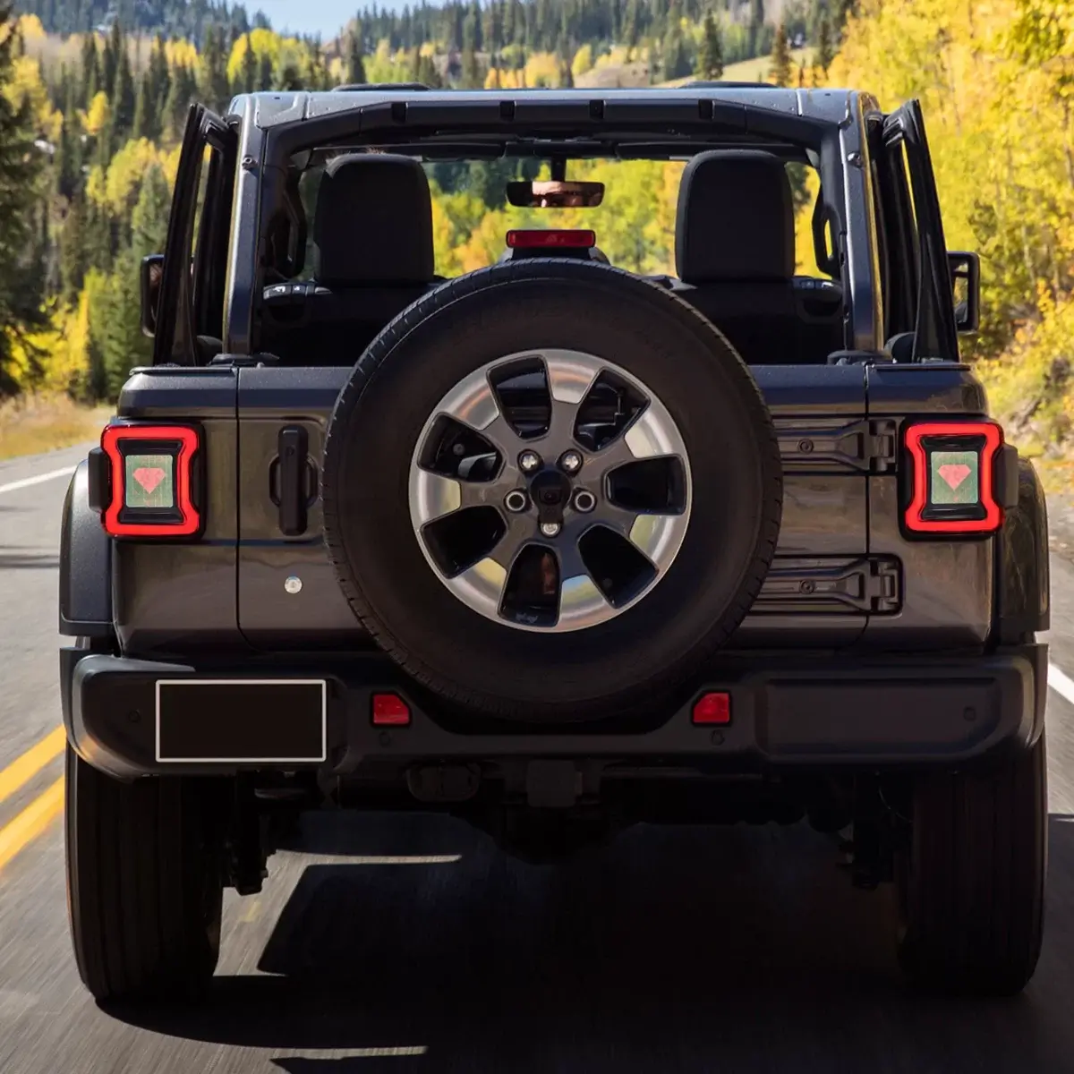 18-20 Jeep Wrangler JL JLU Vland OLED Tail Lights With Animation Effects YAB-MR-0314-OLED (10)