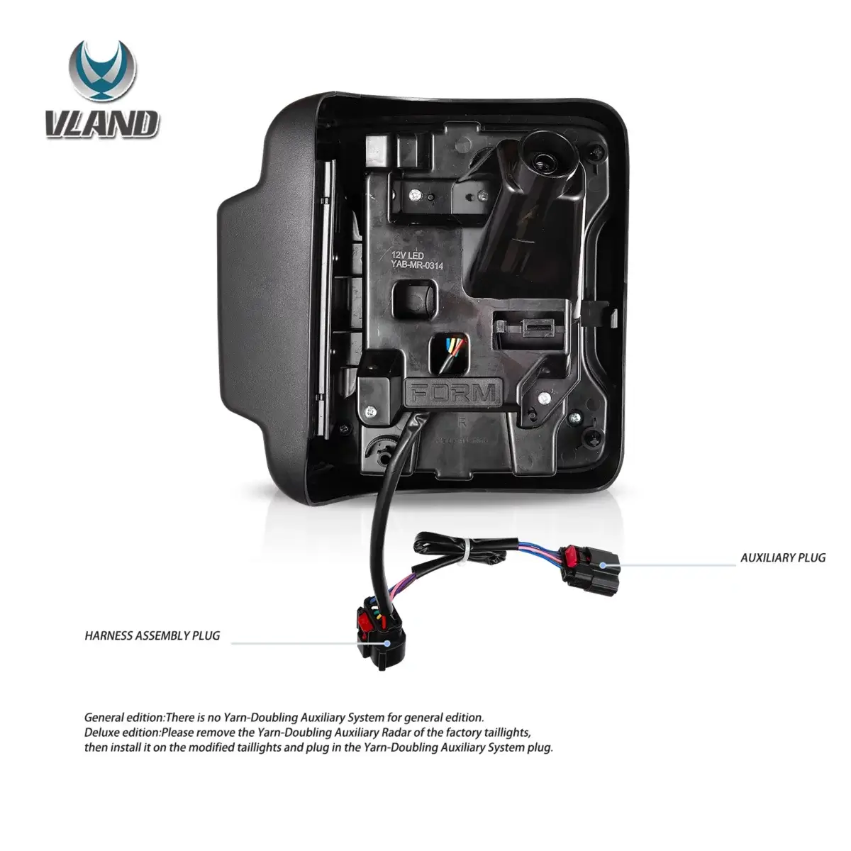 18-20 Jeep Wrangler JL JLU Vland OLED Tail Lights With Animation Effects YAB-MR-0314-OLED (4)
