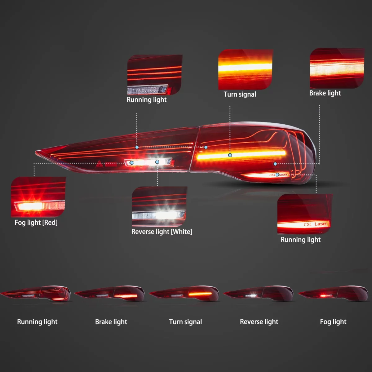 20-UP BMW 4 Series G22 G23 G26 G82 G83 LED Vland Laser Tail Lights YAB-BW4-0515A (3)