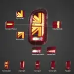 07-14 BMW Mini Cooper Clubman R55 Vland Tail Lights FULL LED YAB-MN-0584 (5)