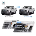 Vland 20-22 Ford F250 F350 F450 Super Duty Full LED Headlights YAA-F250-2065 (5)