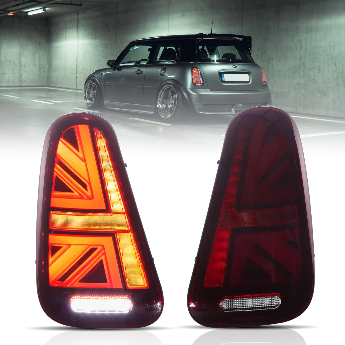 01-06 BMW Mini R50 R52 R53 Vland LED Tail Lights YAB-MN-0507A (1)