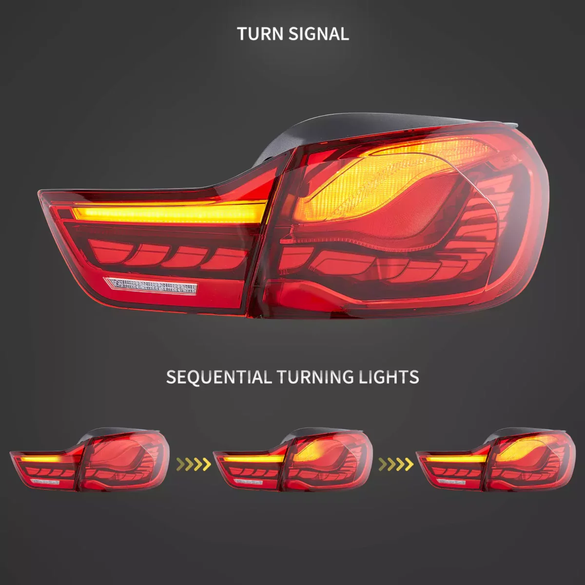 14-20 BMW 4 Series M4 Vland OLED Tail Lights YAB-BW4-0391A (2)