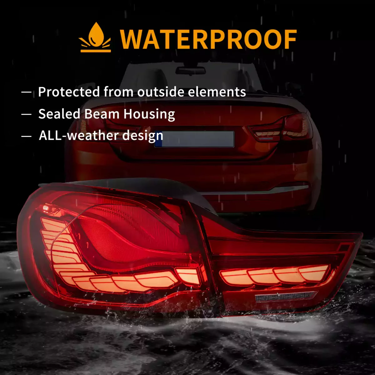 14-20 BMW 4 Series M4 Vland OLED Tail Lights YAB-BW4-0391A (6)