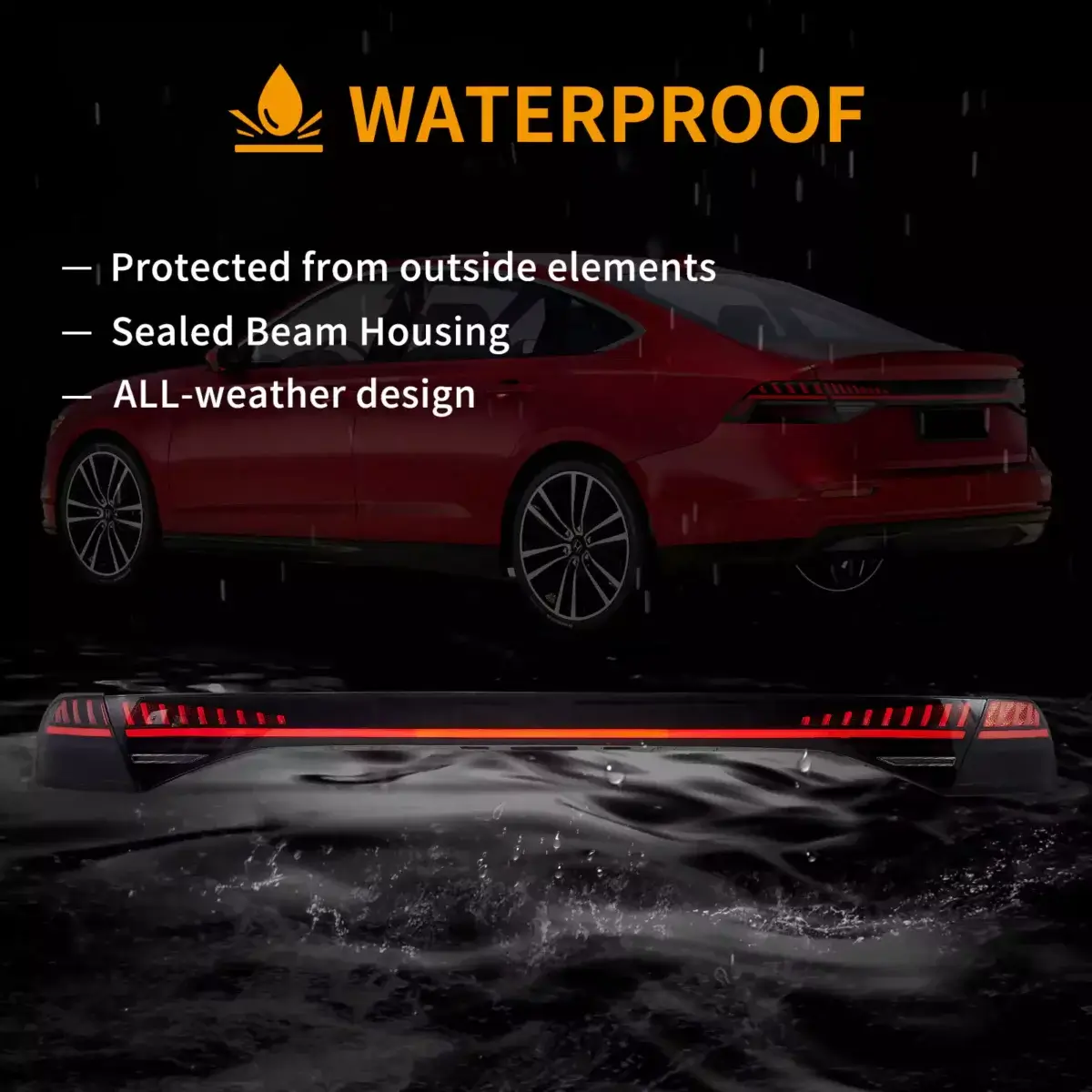 23-25 Honda Accord Vland Tail Lights Full LED With Start-Up Animation YAB-HD-0569 (5)