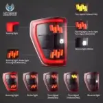 Vland 21-24 Ford F150 Tail Lights With Full LED - Image 3