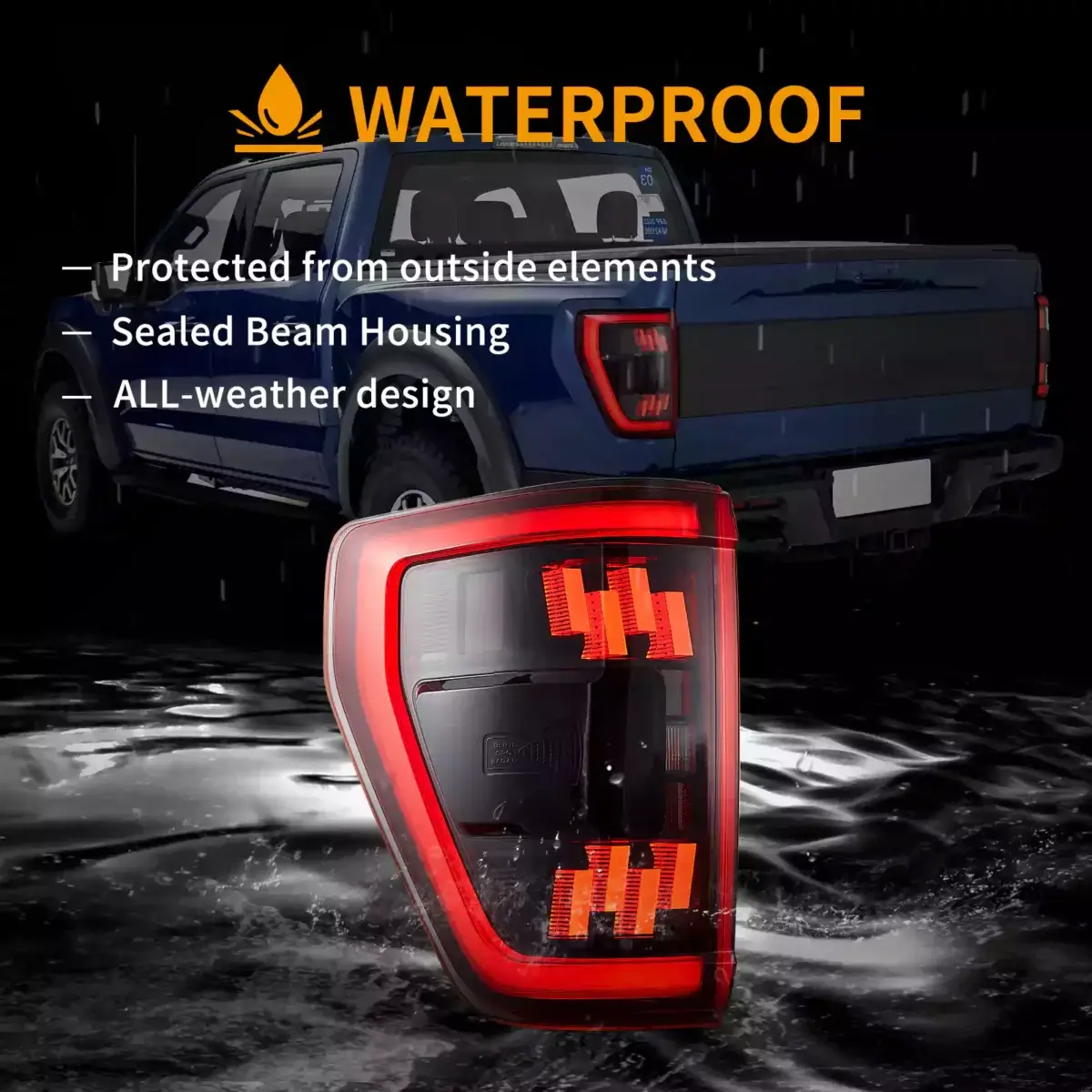 Vland 21-24 Ford F150 Tail Lights With Full LED - Image 12