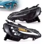 Vland Headlights For 12–21 Toyota 86GT86, Subaru Brz, Scion Frs WTriple LED Projector YAA-FT86-0297B (1)