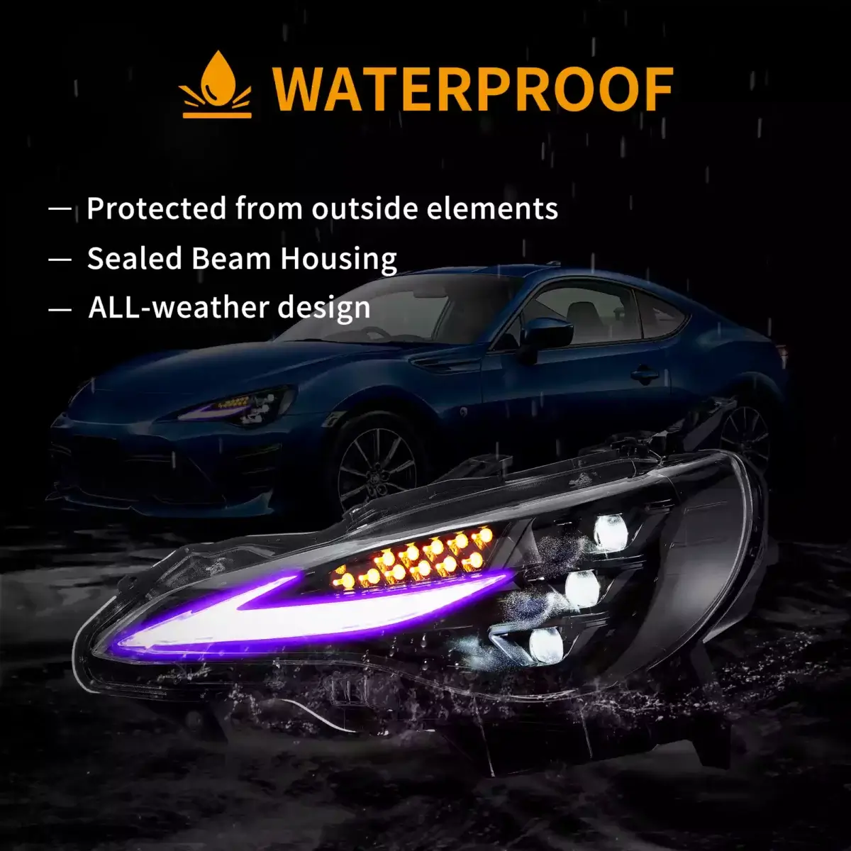 12–21 Toyota 86GT86, Subaru Brz, Scion Frs Vland RGB Headlights (6)