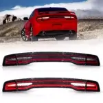 2011-2014 Dodge Charger Tail Lights Vland Full LED WStart-Up Animation Red turn signal YAB-CHR-0560-TM1RC (1)