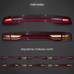 2011-2014 Dodge Charger Tail Lights Vland Full LED WStart-Up Animation Red turn signal YAB-CHR-0560-TM1RC (2)