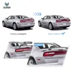 2011-2014 Dodge Charger Tail Lights Vland Full LED WStart-Up Animation Red turn signal YAB-CHR-0560-TM1RC (5)