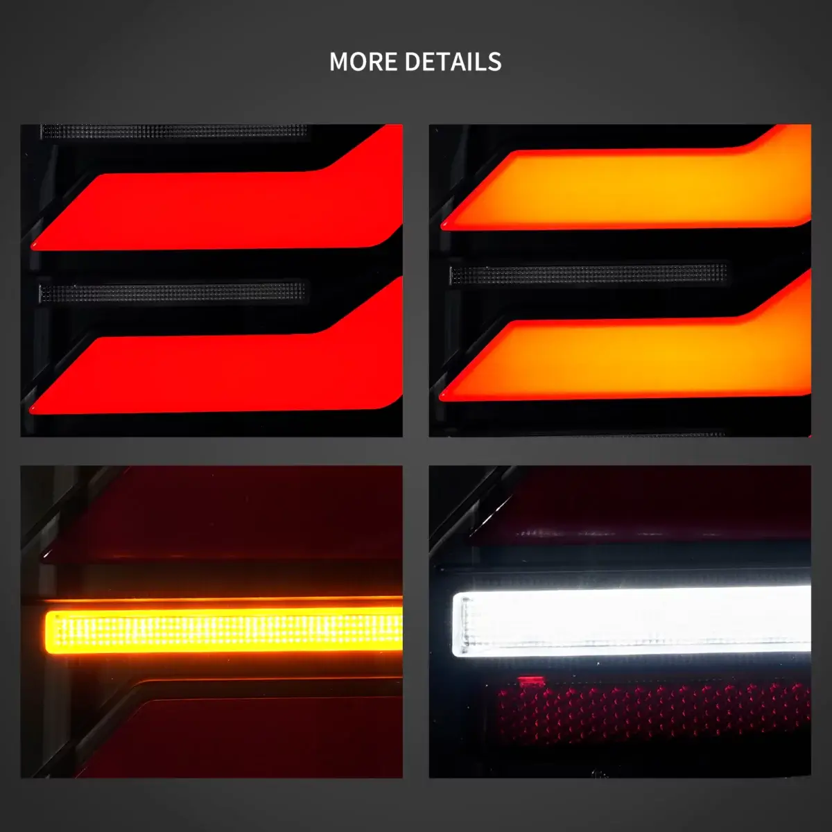 Vland 10-24 Toyota 4Runner Tail Lights Full LED YHB-CB-8040A-FS1YC (7)
