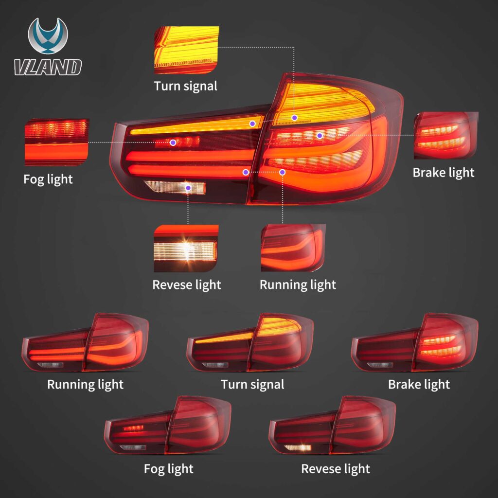 12-19 BMW 3 Series F31 Vland LED Tail Lights LCI-Style YAB-BM3-0589 (3)