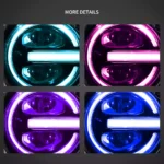 20-24 Ford Bronco Vland Full LED Projector RGB Headlights YAA-BRC-2062A-RGB (6)