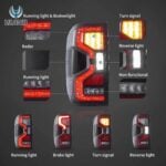 Vland 22-UP Ford Ranger LED Tail Lights With Start-up Animation YAB-RG-2063 (2)