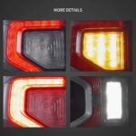 Vland 22-UP Ford Ranger LED Tail Lights With Start-up Animation YAB-RG-2063 (5)