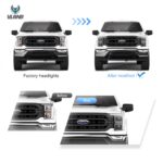 2021-2024 Ford F150 Vland Full BI-LED Headlights With AmberWhite DRL Options YAA-F150-2054D-2B32A (5)