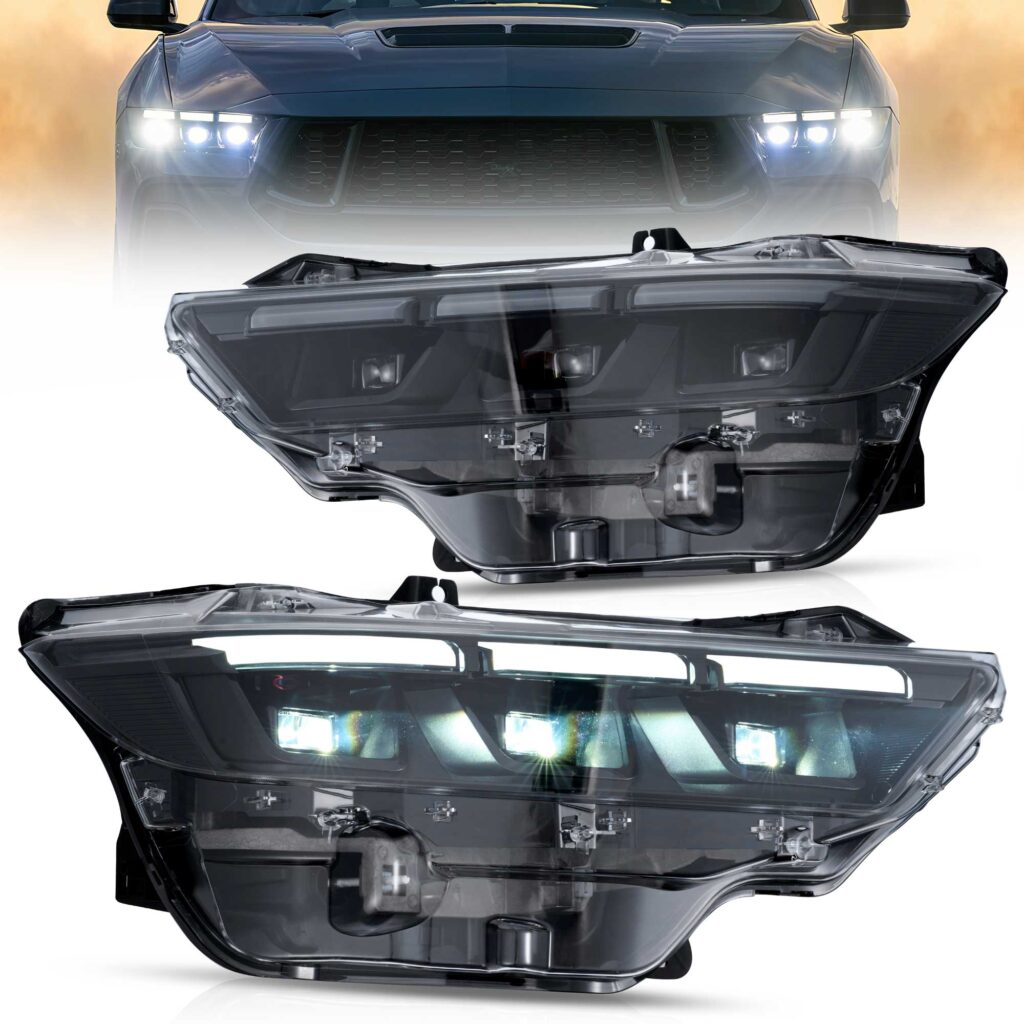 Vland 23-26 Ford Mustang S650 Headlights Full LED YAA-MST-2082-2B31A (1)
