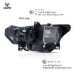 Vland 23-26 Ford Mustang S650 Headlights Full LED YAA-MST-2082-2B31A (4)