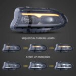 2015-2023 Dodge Charger Halogen Models Vland Projector Headlights YAA-XCHR-2033A-2P41A (2)