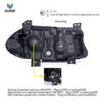 2015-2023 Dodge Charger Halogen Models Vland Projector Headlights YAA-XCHR-2033A-2P41A (4)