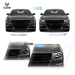 2015-2023 Dodge Charger Halogen Models Vland Projector Headlights YAA-XCHR-2033A-2P41A (5)