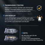 2015-2023 Dodge Charger Halogen Models Vland Projector Headlights YAA-XCHR-2033A-2P41A (8)