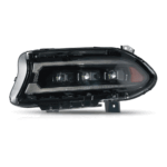 2015-2023 Dodge Charger Vland Bi-LED Projectors Headlights Black YAA-XCHR-2033B-2B31A (1)