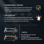 2015-2023 Dodge Charger Vland Bi-LED Projectors Headlights Black YAA-XCHR-2033B-2B31A (8)