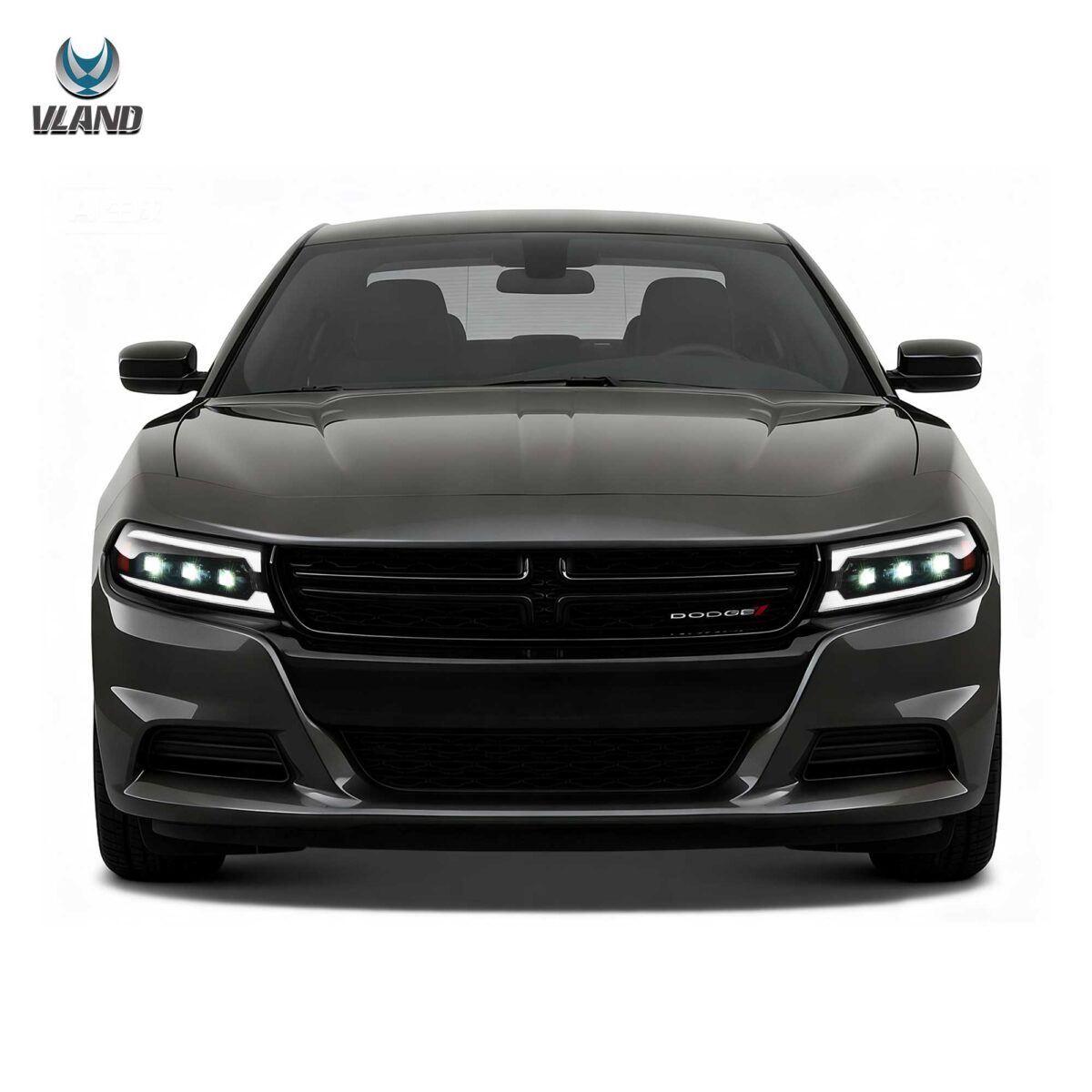 2015-2023 Dodge Charger Vland Bi-LED Projectors Headlights Black YAA-XCHR-2033B-2B31A (9)