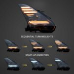 Vland 2008-2023 Nissan GT-R R35 LED Projector Headlights YAA-GTR-2074B-2B32A (1)