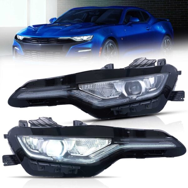 Vland 2018-2024 Chevrolet Camaro SSRS LED Headlights YAA-CMR-2097 (1)