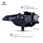 Vland 2018-2024 Chevrolet Camaro SSRS LED Headlights YAA-CMR-2097 (3)