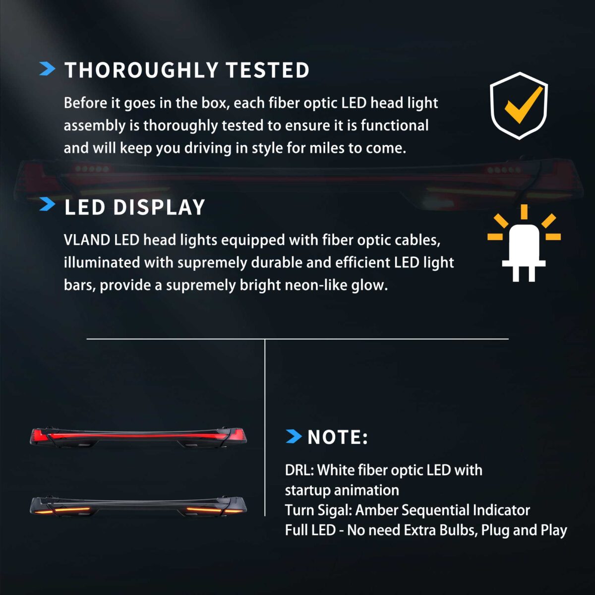 2025-2026 Toyota Camry Sedan Tail Lights Full LED With Animation YAB-KMR24-0597 (10)