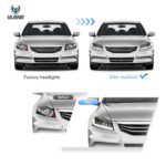 08-12 Honda Accord Sedan 8th Gen Vland LED Headlights YHA-YG-8162-2P31A (5)